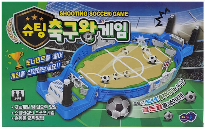 재미존 슈팅 축구왕 게임, 혼합색상, 1개