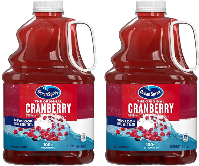 오션스프레이 크랜베리 주스, 3L, 2개