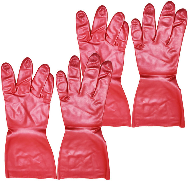 DUNLOP 敏感肌膚清潔手套, 小(S), 粉色, 2雙