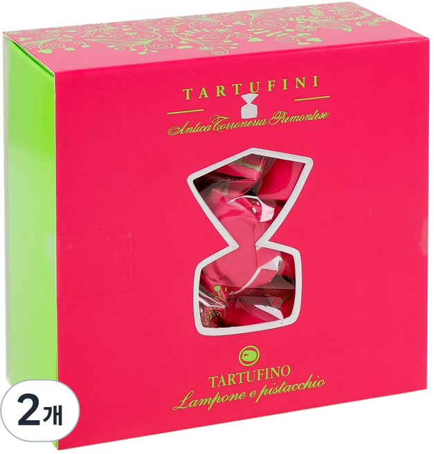 Antica Torroneria Piemontese Piemontese 覆盆子 & 開心果松露巧克力 春季禮盒, 100g, 2個