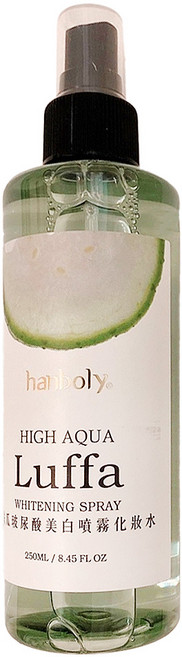 hanboly 韓波俐 絲瓜玻尿酸美白噴霧化妝水, 250ml, 1瓶