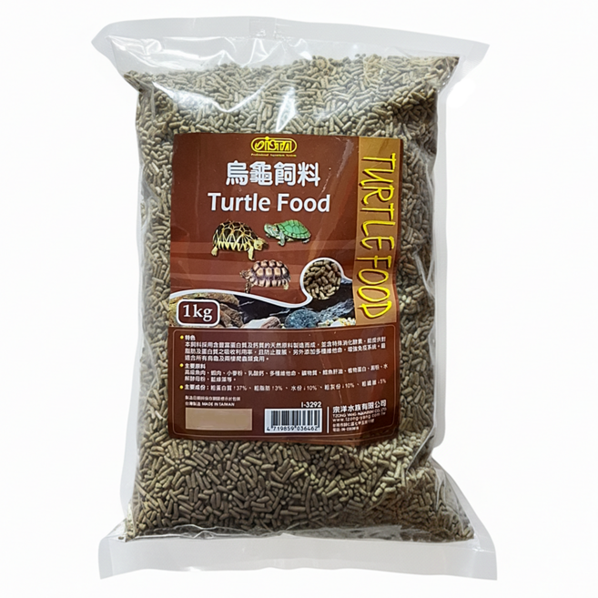 ISTA 伊士達 烏龜飼料 補充包 I-3292, 1kg, 1袋