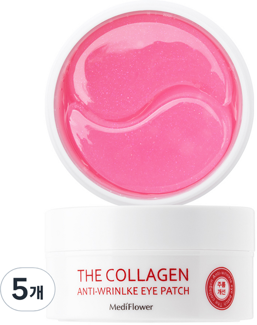 메디플라워 더 콜라겐 안티 링클 아이 패치 90g, 60개입, 5개
