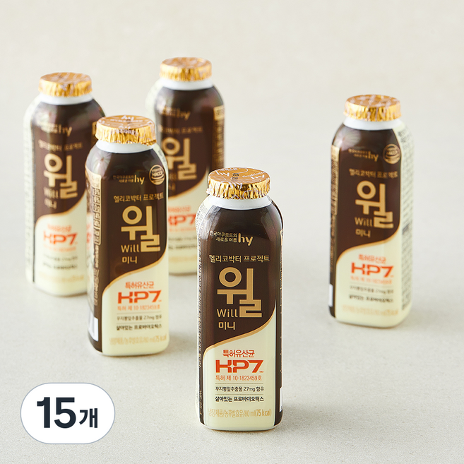 에치와이 윌 미니, 15개, 1개입, 80ml