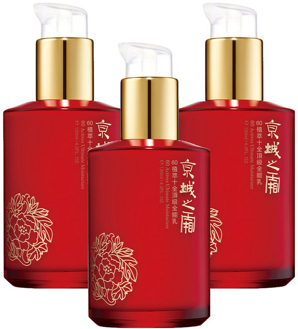 NARUKO 牛爾 京城之霜 台灣公司貨 60植萃十全頂級全能乳, 120ml, 3瓶