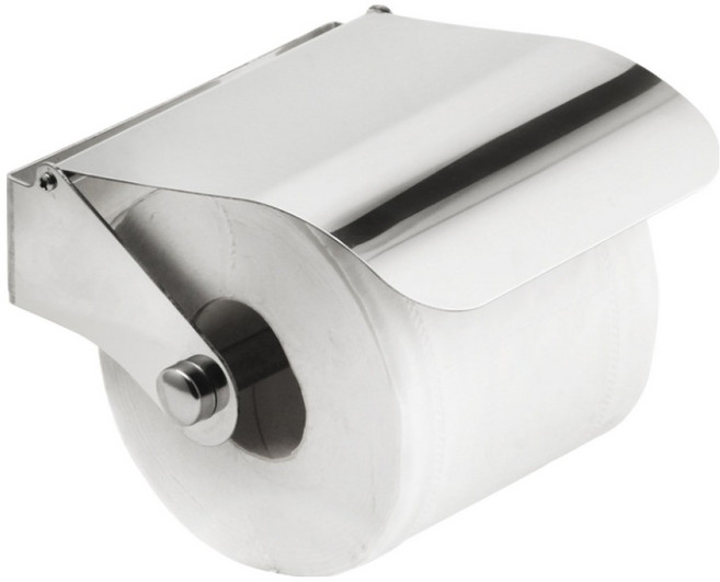 온트리 스테인리스 두루마리 휴지걸이, 실버, 1개