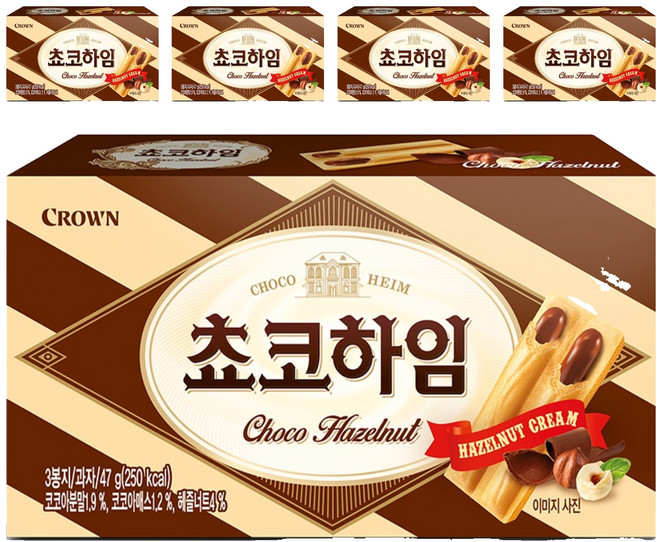 크라운 초코 하임, 47g, 5개