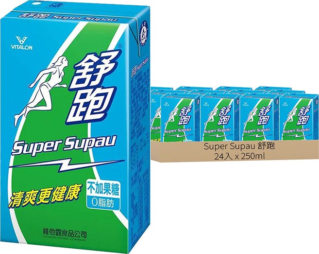 Super Supau 舒跑 運動飲料, 250ml, 24入
