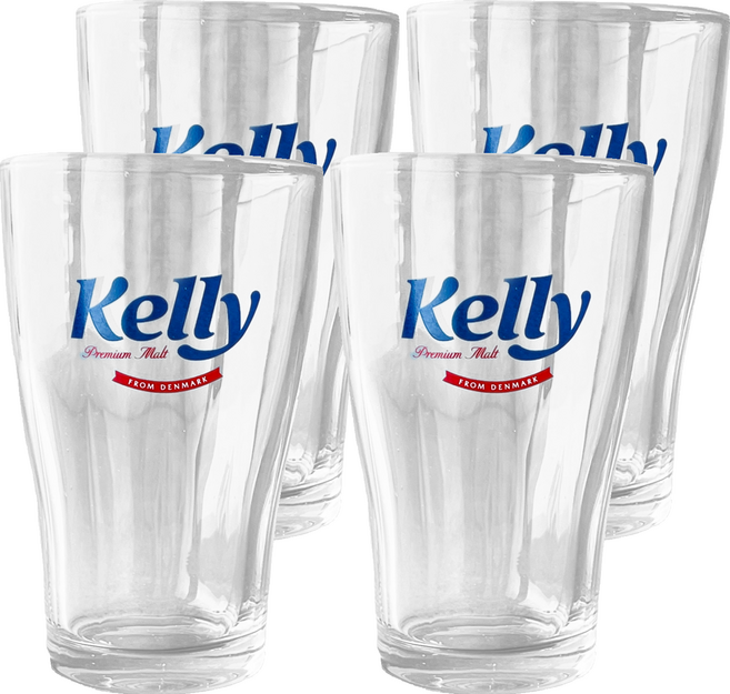 Kelly 啤酒杯, 4個
