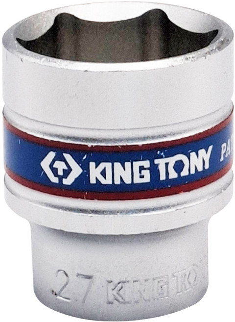 KING TONY 金統立 DR.公制六角標準套筒 KT433527MR 1/2, 1個