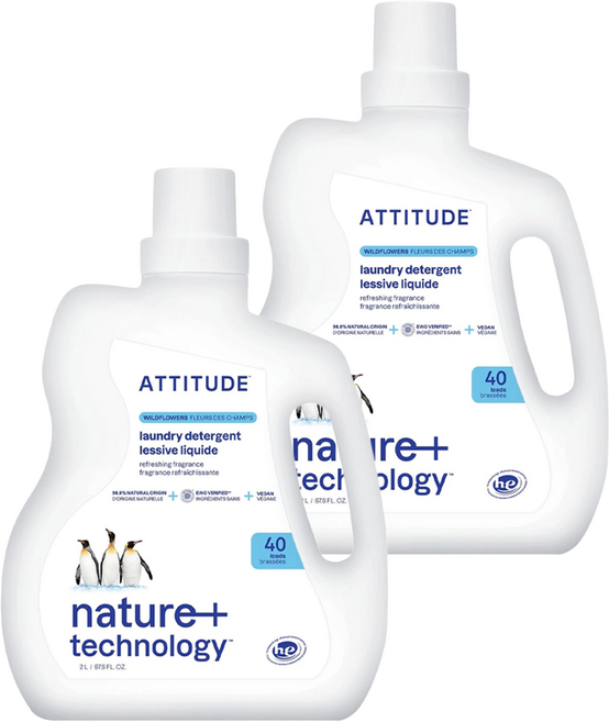 ATTITUDE 艾特優 洗衣精 野花, 2桶, 2L