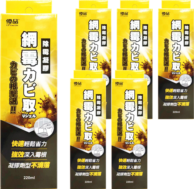 優品 網霉除霉凝膠, 220ml, 6瓶