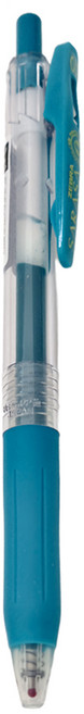 ZEBRA 斑馬牌 SARASA CLIP 環保鋼珠筆 0.7mm JJB15-BG, 藍綠色, 10支