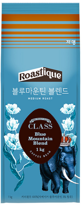 쟈뎅 클래스 블루마운틴 블렌드 원두커피, 분쇄, 1kg, 1개