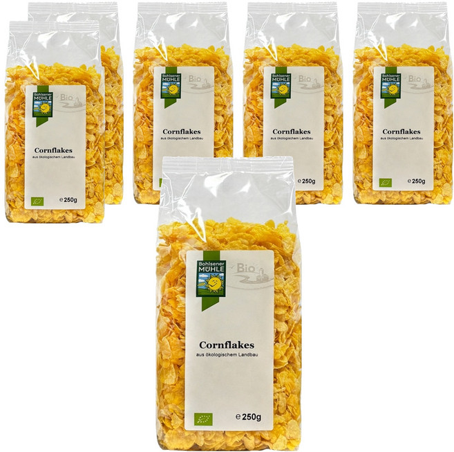 볼제너뮬러 유기농 콘플레이크 시리얼, 6개, 250g
