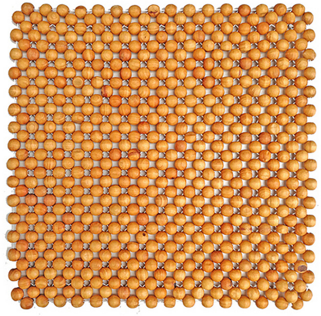 편백나무 수공예 피톤치드 방석, 혼합색상