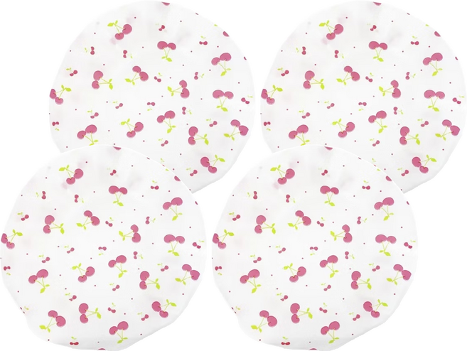 BEAUTYOUNG 妝漾 可愛浴帽 AP142A, 櫻桃, 4個