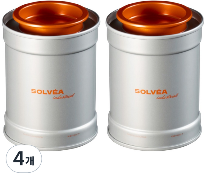 벤딕트 고체 탈취제 솔베아 인더스트리얼, 160g, 4개