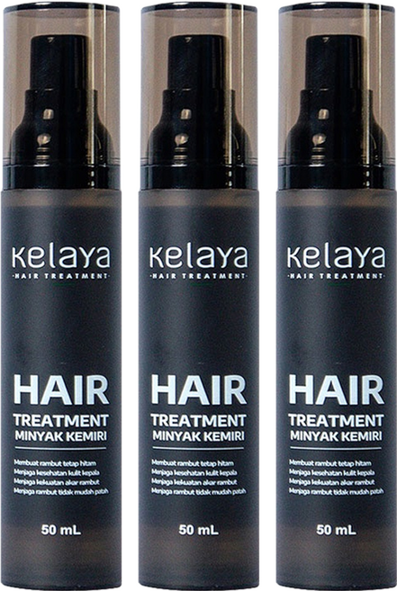 峇里島 Kelaya 燭果強健髮根護髮精華, 50ml, 3盒