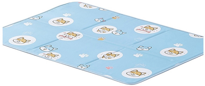 Betrise 貝翠絲 日系低反發抗菌固態冷凝墊 防蚊款, 藍色, 涼感墊