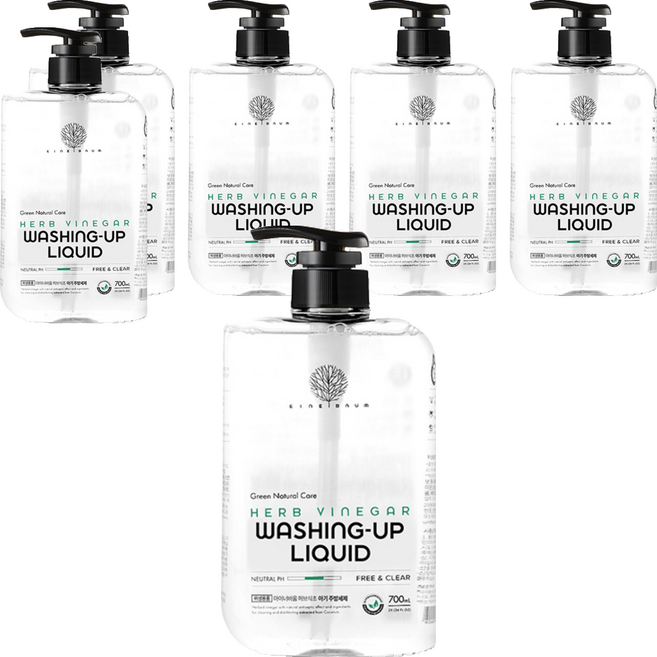 아이너바움 아기 주방세제 액상형 무향, 700ml, 6개