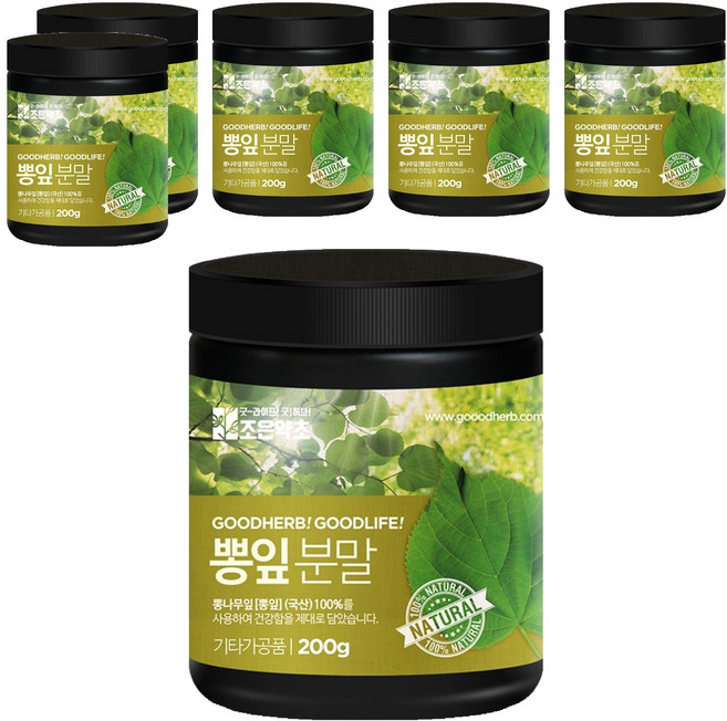 조은약초 뽕잎가루, 200g, 6개