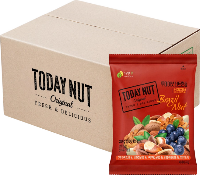 TODAY NUT 巴西綜合堅果, 50包, 20g