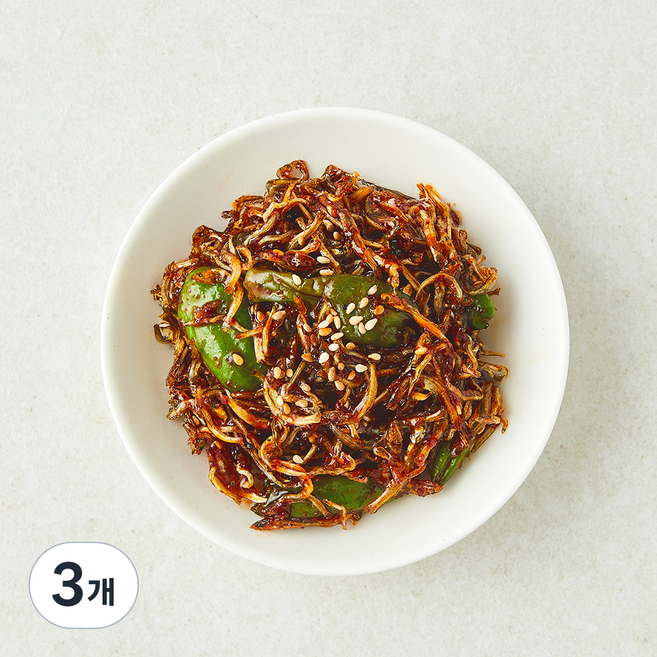 모두의집밥 매콤반찬 멸치 꽈리고추 볶음, 100g, 3개
