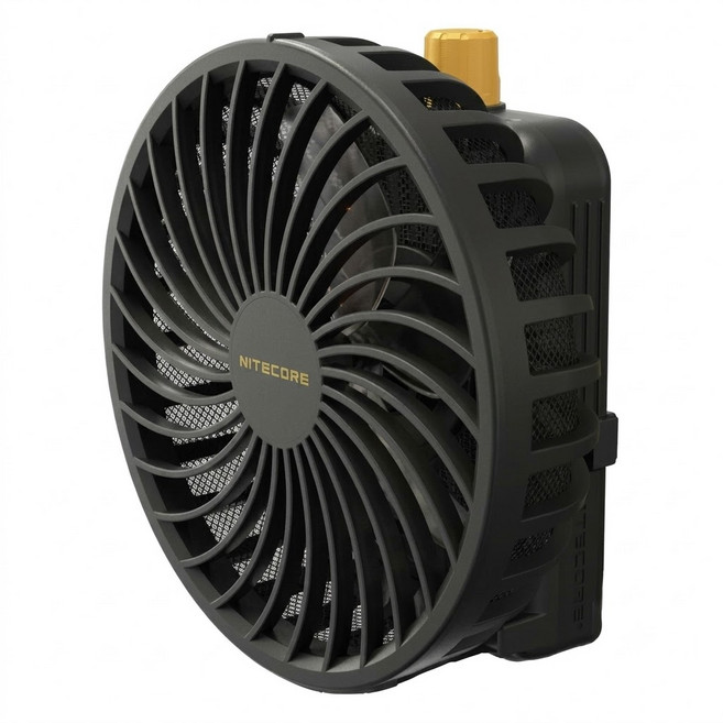 NITECORE 奈特科爾 CineWind 便攜式影像造型風機 不含電池, 黑色, CW10