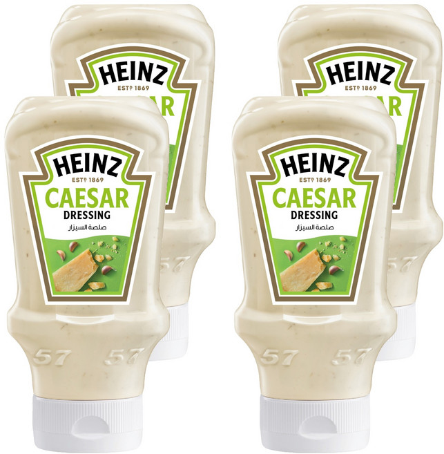 하인즈 시저 샐러드 드레싱, 413.5g, 4개