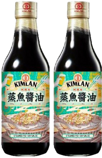 KIMLAN 金蘭 蒸魚醬油, 590ml, 2瓶