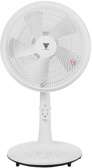 버뮤다 저소음 리모컨 발터치 써큘레이터형 선풍기, M2-A4000