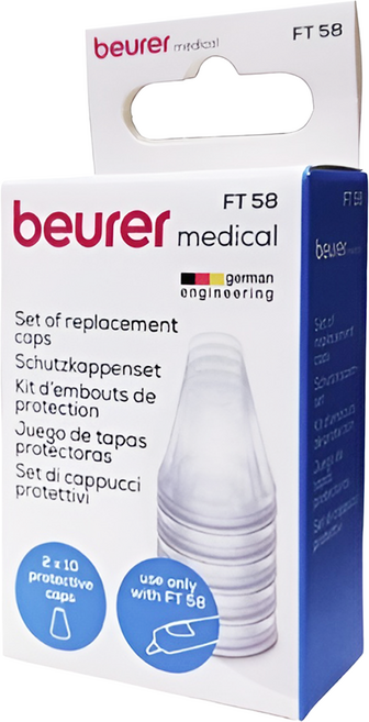 beurer 耳溫槍專用耳套 FT58 20個, 1盒