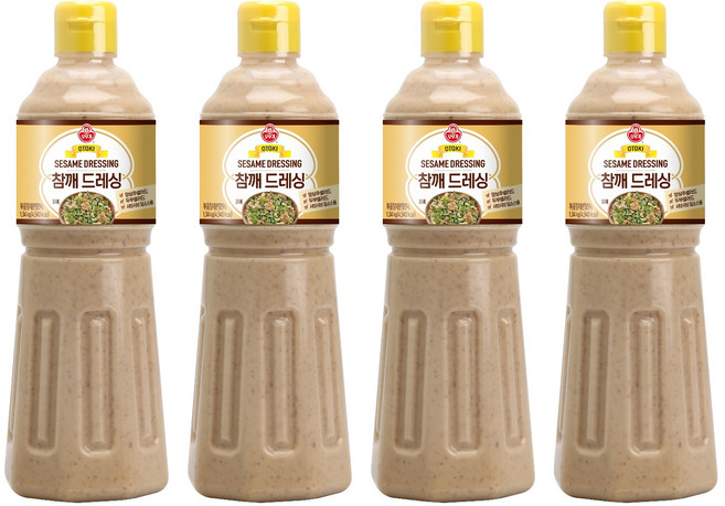 오뚜기 참깨드레싱, 1.04kg, 4개