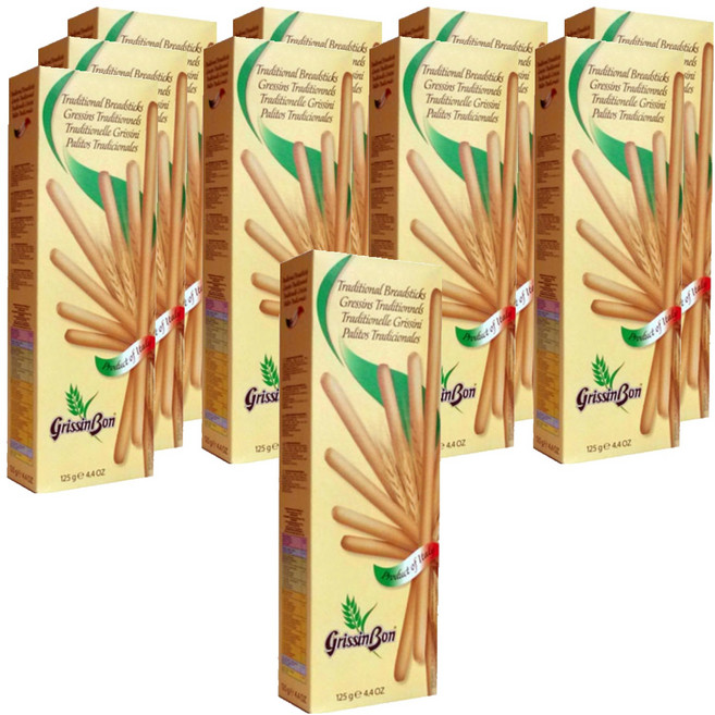 그리신본 그리시니 브레드스틱, 125g, 10개
