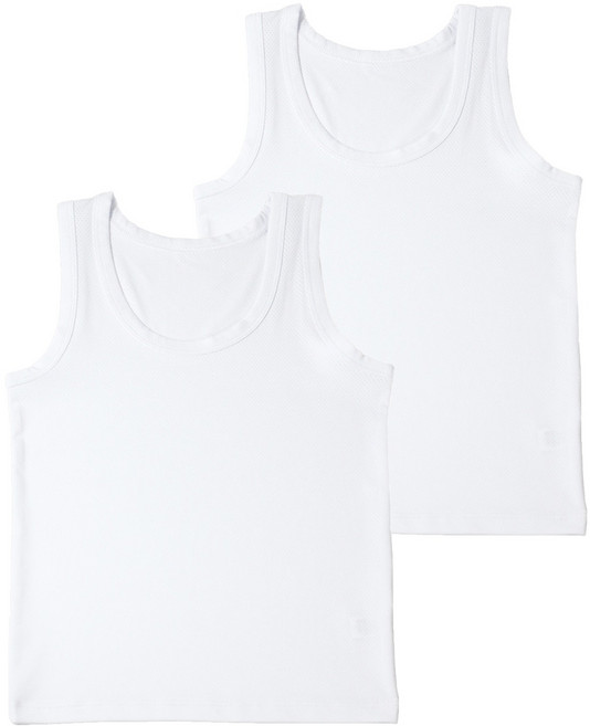 BASE ALPHA ESSENTIALS 男童款快乾輕量涼感背心 2件組