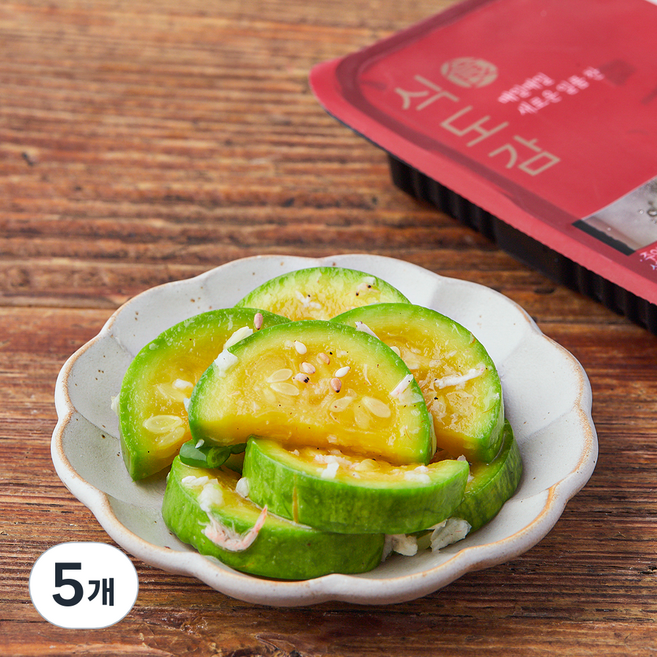 식도감 호박나물, 100g, 5개