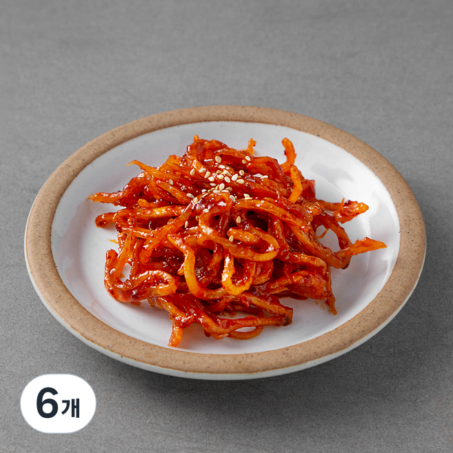 반찬천국 오징어 고추장진미채, 180g, 6개