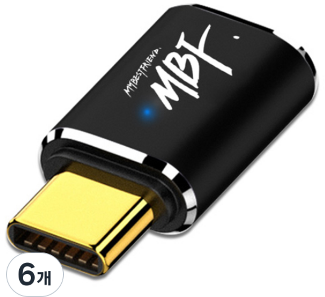 MYBESTFRIEND USB4.0 240W C(F) to C(M) Gen3x2 轉接頭, MBF-G3MF01, 6個