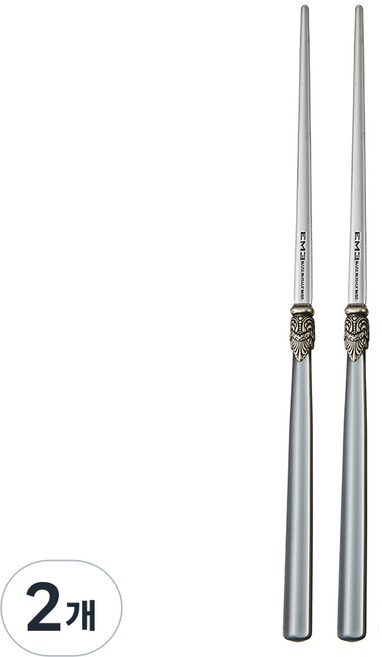 EME 나폴레옹 커트러리 젓가락, 펄 그레이, 단품, 2개