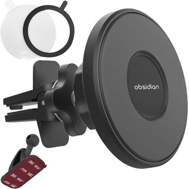옵시디언 차량용 송풍구 대시보드 핸드폰 맥 자석 거치대 CT-M12, 1개