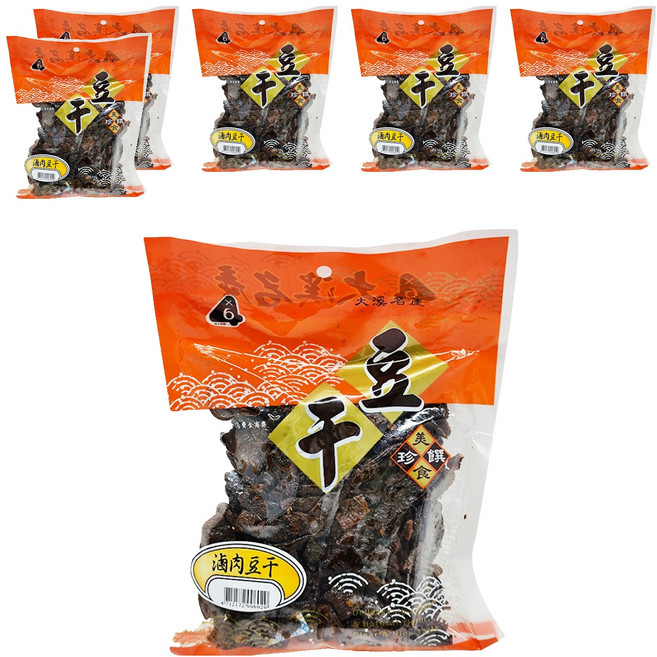 四乘六 滷肉風味豆干, 320g, 6包