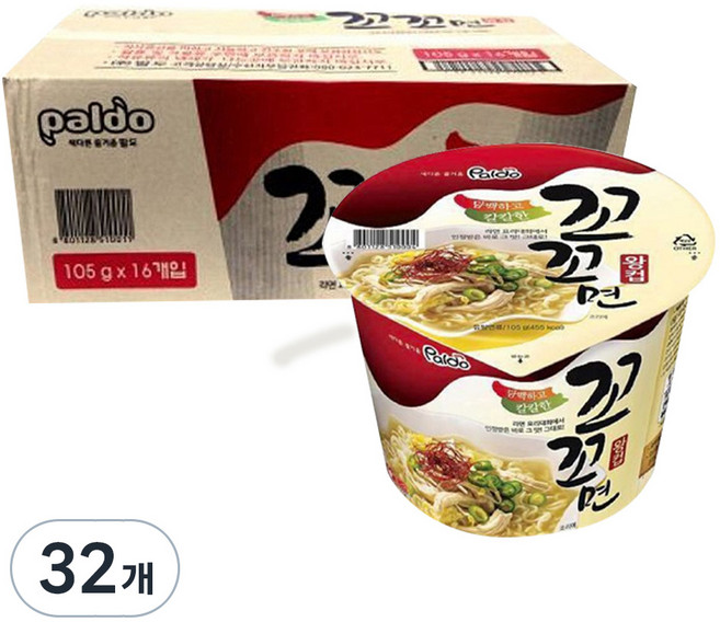 paldo 八道 咕咕雞泡麵大款杯麵, 32入