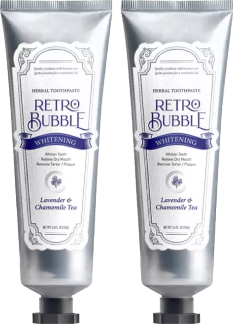 RETRO BUBBLE 淨化亮白草本精品無氟牙膏