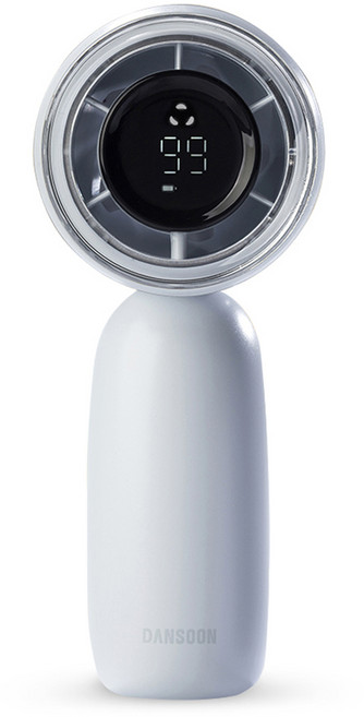 단순생활 뚱카롱 백풍기 휴대용 선풍기, FAT CARON 100-SPEED FAN, 스카이블루