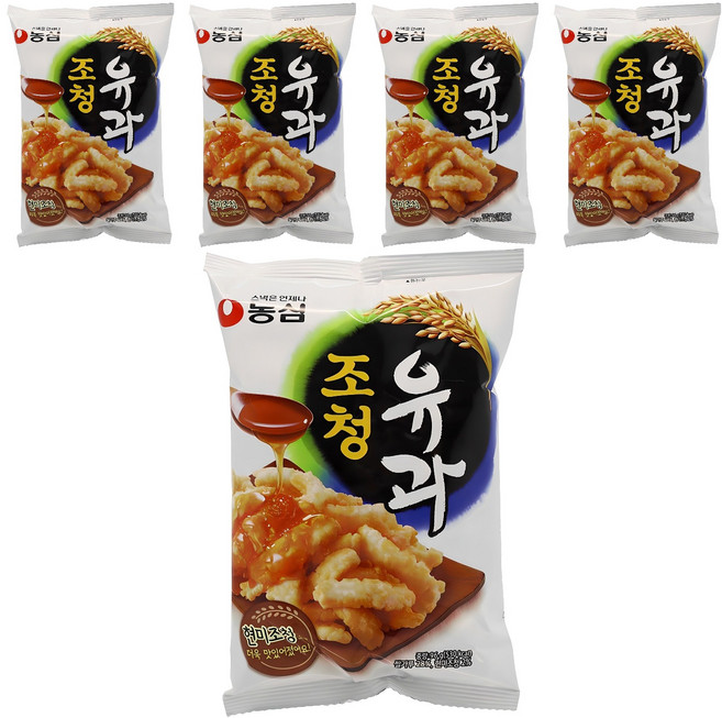 농심 조청유과, 96g, 5개