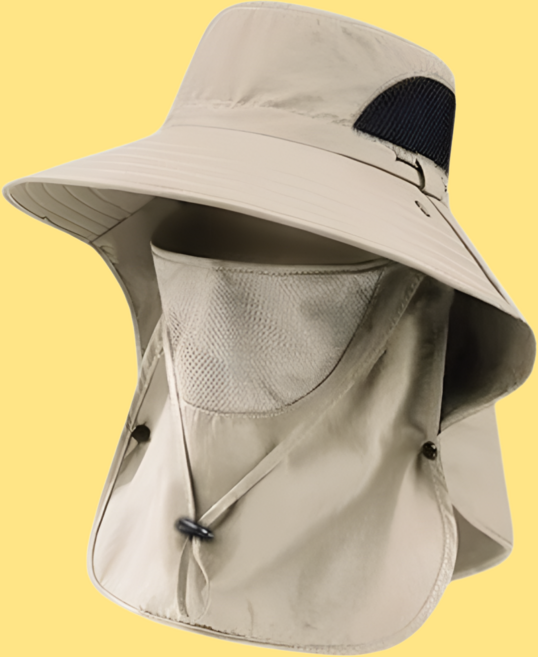 째째마켓 햇빛가리개 스포츠 낚시 모자 JNE-3, 카키, 1개