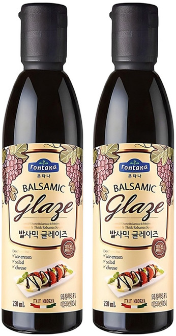 폰타나 발사믹 글레이즈, 250ml, 2개