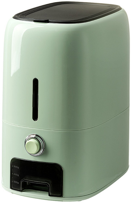 PINMOO 品沐 復古密封式儲米桶, 1個, 綠色