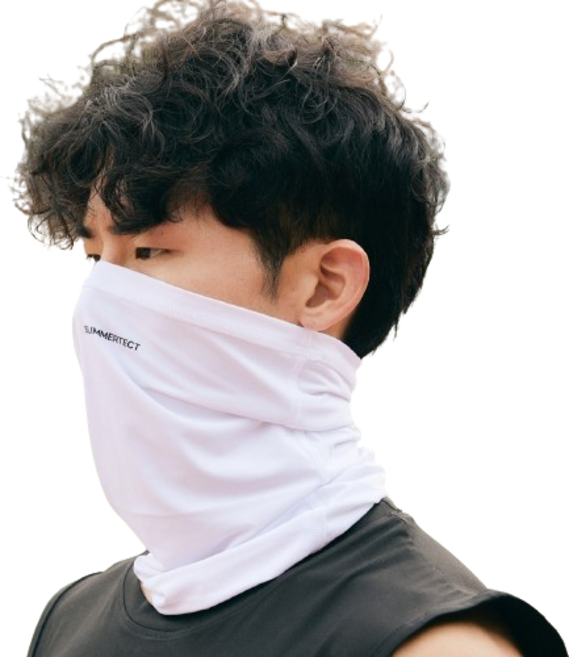 써머텍트 프로스티 넥게이터 넥워머, 화이트, 1개